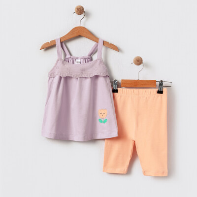 Baby Girl Suspender Set Tuffy 6-18M Tuffy 1099-TFA-5638 Light Lilac