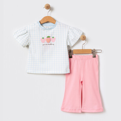 Baby Girl Two Piece Set 6-18M Tuffy 1099-TFA-5631 Ice blue