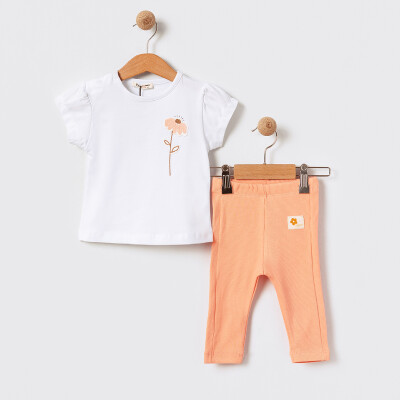 Baby Girl Two Piece Set 9-36M Tuffy 1099-TFA-5617 pinkish orange