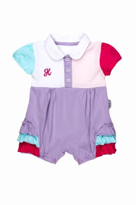 Baby Rompers with Detailed 3-12M Kidexs 1026-60087 Lilac