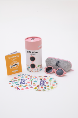 Baby Sunglasses with Hit Colours 12-36 Month Soleda 1033-1008 Розовый 