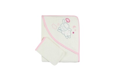 Baby Towel with Cute Sheep 2pcs. 0-9M Babydo 1047-BD-1068 - Babydo