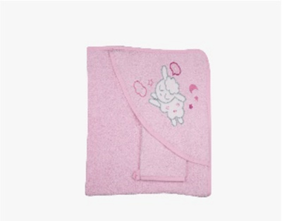 Baby Towel with Cute Sheep 2pcs. 0-9M Babydo 1047-BD-1068 - 2