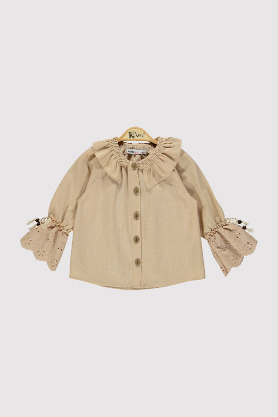 Bow Sleeve Shirt 10-13Y Kumru Bebe 1075-4236 - 2