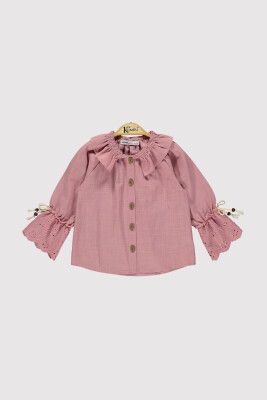 Bow Sleeve Shirt 10-13Y Kumru Bebe 1075-4236 Dusty Rose