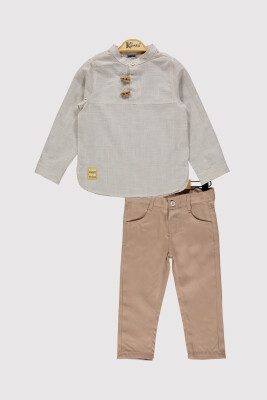 Boy Buttoned Suit 2-5Y Kumru Bebe 1075-4385 - Kumru Bebe (1)