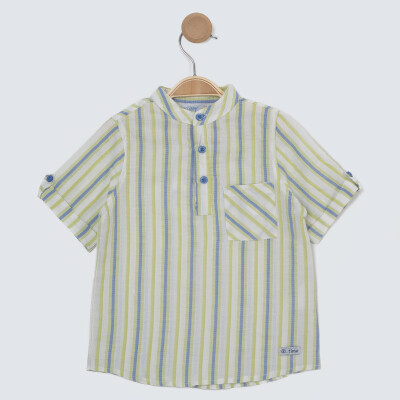 Boy Striped Shirt 2-5Y Timo 1018-TE5DÜ202242502 Green