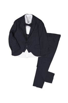 Boy Suit Set with Silvery Collar 1-4Y Carinos 1035-5973 - 2