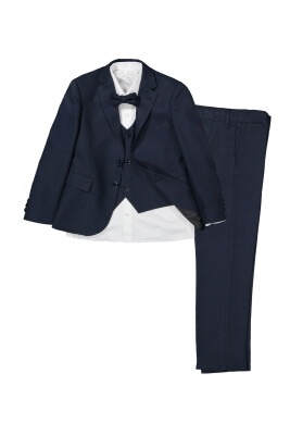 Buckram Suit with Jacket and Vest Terry 1036-5609 Темно-синий
