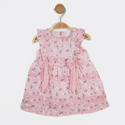 Crepe Bow Dress 2-5Y Timo 1018-TK5DÜ202241762 - Timo