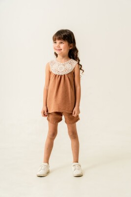 Crochet Blouse 2-Piece Girls Set 2-5Y Sani 1068-30069 - Sani