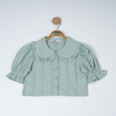 Embroidered Shirt 10-13Y Timo 1018-TK5DÜ012255482 Green almond2