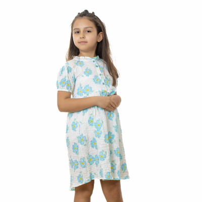 Girl Crepe Dress 2-5Y Timo 1018-TK5DÜ042243763 - Timo