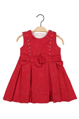 Girl Dress 2-5Y Boncuk Bebe 1006-3044 Красный
