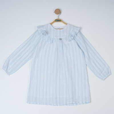 Girl Dress 2-5Y Timo 1018-TK5DÜ042244562 Blue