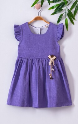 Girl Dress 3-6Y Büşra Bebe 1016-221048 Lilac