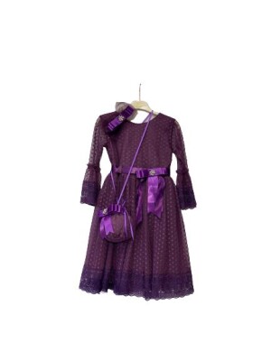 Girl Dress with Bag 6-12Y Tivido 1042-2097 - Tivido (1)