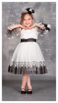 Girl Dress with Crown 6-12Y Tivido 1042-1953 - Tivido