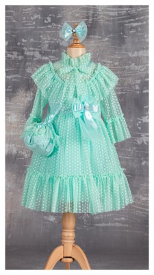 Girl Dressy 6-12Y Tivido 1042-2298 Mint Green 