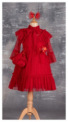 Girl Dressy 6-12Y Tivido 1042-2298 Red