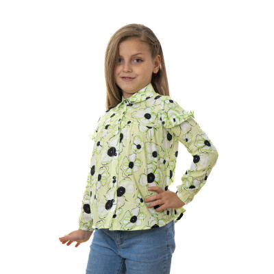 Girl Rose Patterned Shirt 2-5Y Timo 1018-TK5DÜ014244282 - Timo