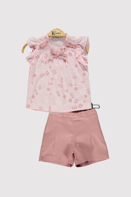 Girl Ruffle Collar Set 2-5Y Kumru Bebe 1075-4225 - Kumru Bebe (1)