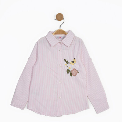 Girl Shirt 6-9Y Timo 1018-TK5DÜ012258043 Pink