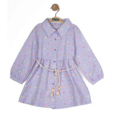 Girl Shirt Collar Dress 6-9Y Timo 1018-TK5DÜ042257573 - Timo (1)