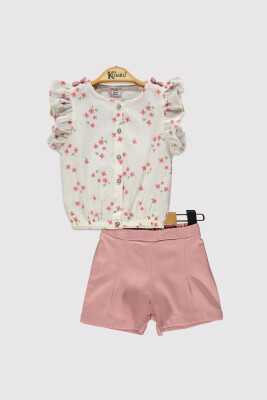 Girl Shirt Daisy Set 2-5Y Kumru Bebe 1075-4294 Ecru