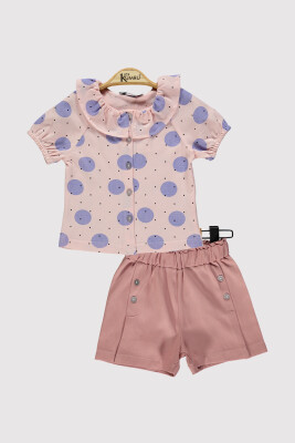 Girl Shorts Set 2-5Y Kumru Bebe 1075-4388 Pink