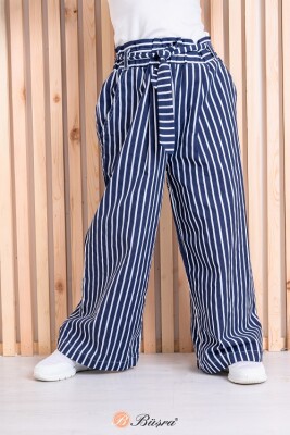 Girl Trousers with Belt and Striped 8-14Y Büşra Bebe 1016-221003 - Büşra Bebe (1)