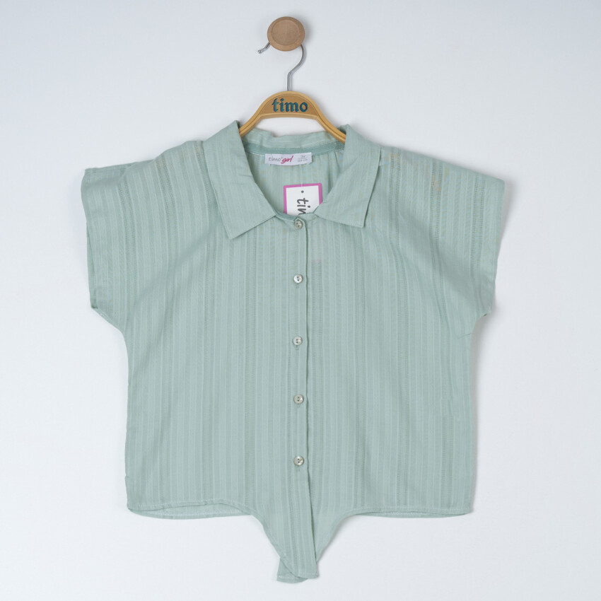 Girls Off Shoulder Tie Blouse 2-5Y Timo 1018-TK5DÜ042255082 - 3