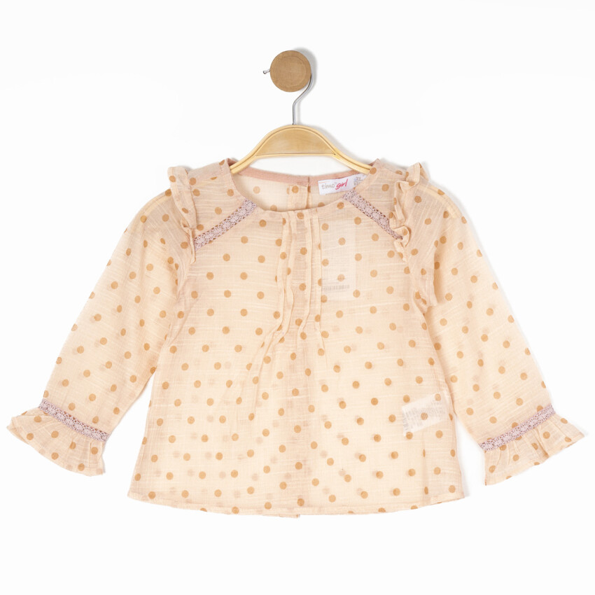 Girl's Ruffle Sleeve Blouse 6-9Y Timo 1018-TK5DÜ012257903 - 3