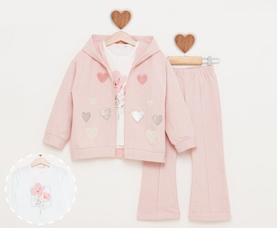 HEART EMBROIDERED TRACKSUIT BabyRose 3-6 Y BabyRose 1002-7815 - 3