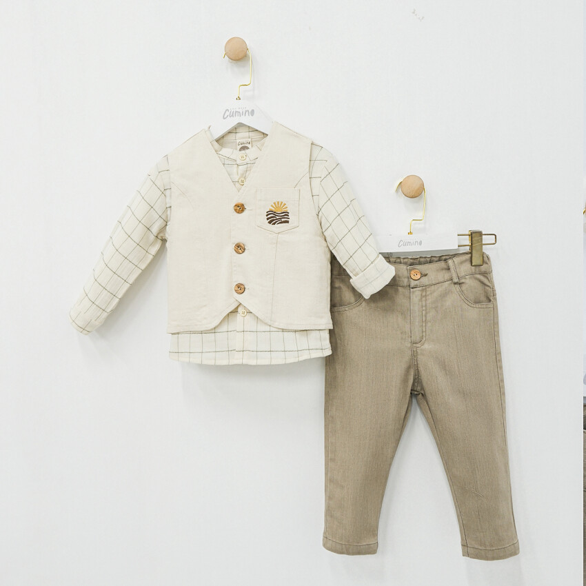 Howard 3 Piece Boys Set 2-5Y Cumino 1014-CMN3650 - 1