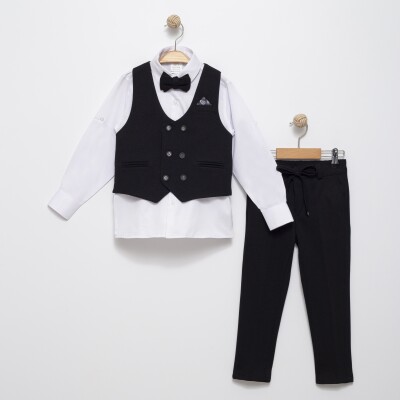 Jogger Model Full Set 2-5Y Terry 1036-5585 Black