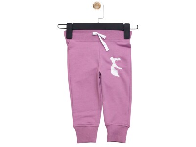 Koola Embroidered 1-4 Years Tracksuit Bottoms 1-4Y Nickel 2060-20126 Rose