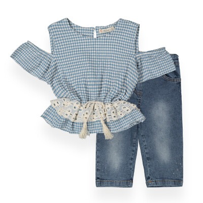 Lace Capri Set Büşra Bebe 1016-211114 - Büşra Bebe (1)