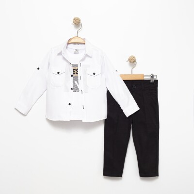 Long Sleeve T-Shirt 3-Piece Set 2-5Y Terry 1036-7221 - Terry (1)