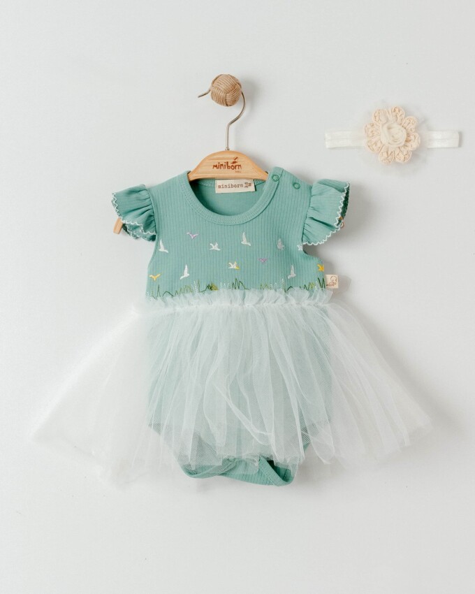 Pigeon Dress 0-12M Miniborn 2019-3432 - 1