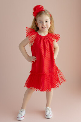 Red Girl Dress Lola Ponte 7-11Y Pixy Love 2070-PL23SZ6414124201 - Pixy Love