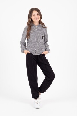 Wholesale Girl's Double Pocket Tracksuit Set 14-15Y Pafim 2041-K24-8004 - Pafim