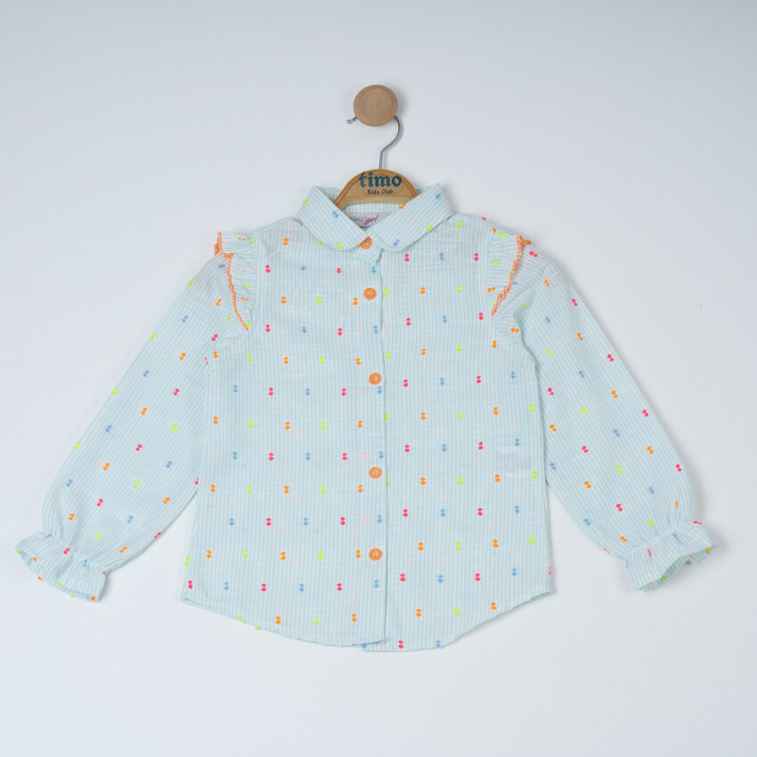 Baby Girl Collar Blouse 2-5Y Timo 1018-TK5DÜ012257542 - 2