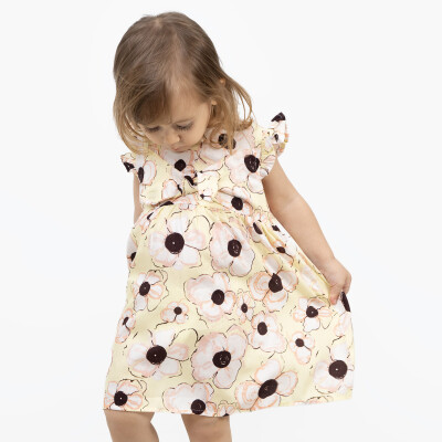 Baby Girl Lace Detail Dress 6-24M Timo 1018-TK5DÜ042255811 - Timo