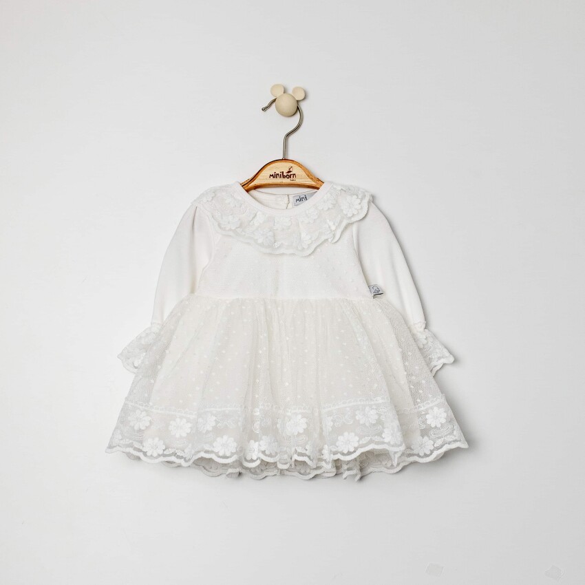 Baby Girl Marinella Dress 0-12M Miniborn 2019-3522 - 2