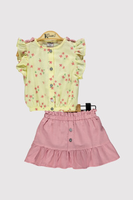 Baby Girl Shirt Daisy Set 6-18M Kumru Bebe 1075-4293 Жёлтый 