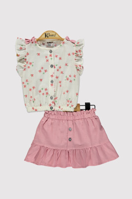 Baby Girl Shirt Daisy Set 6-18M Kumru Bebe 1075-4293 Экрю