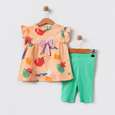 Baby Girl Two Piece Set 6-18M Tuffy 1099-TFA-5633 Орандево-розовый 