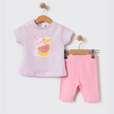 Baby Girl Two Piece Set Tuffy 6-18M Tuffy 1099-TFA-5637 Светло-лиловый 