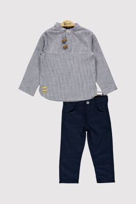 Boy Buttoned Suit 2-5Y Kumru Bebe 1075-4385 - Kumru Bebe